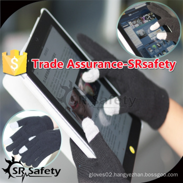 SRSAFETY Black magic knitted glove for smartphone/Glove for smartphone